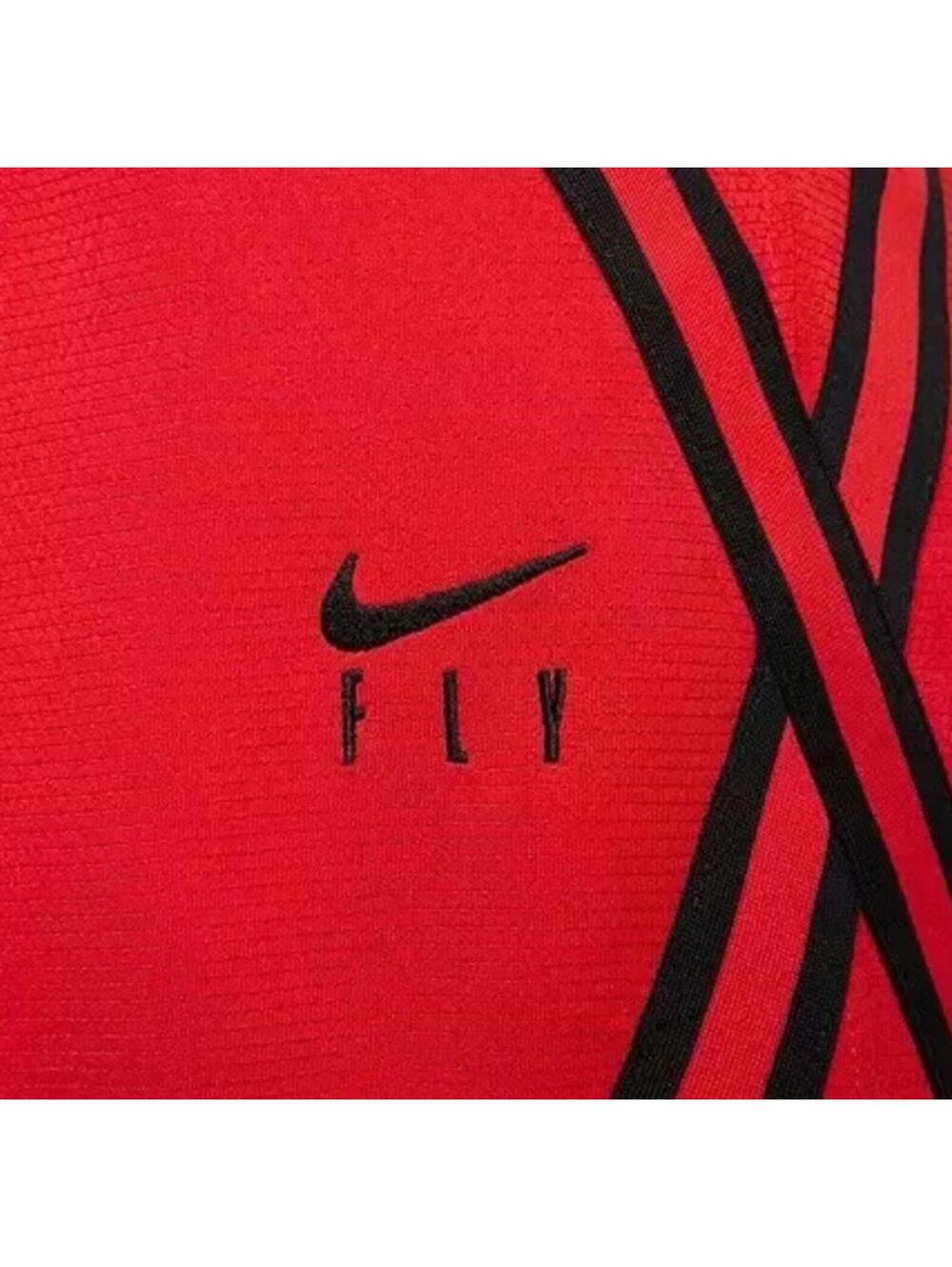 $50 Nike Women's Dri-Fit Fly Crossover Basketball Size Large DH7325 Red Shorts - Picture 4 of 5